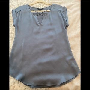 Express shirt size medium silk shirt EUC